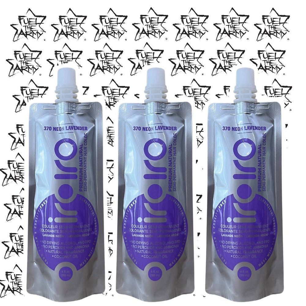 3-PACK, IROIRO 370 NEON LAVENDER